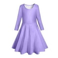 thumbnail image 5 of YUELONGHU Girls Fashion Dresses Girl Dresses Size 8/9 Summer Western Style Long Sleeved Small Floral Shawl Style Girls' Dress 8-9 Years, 5 of 5