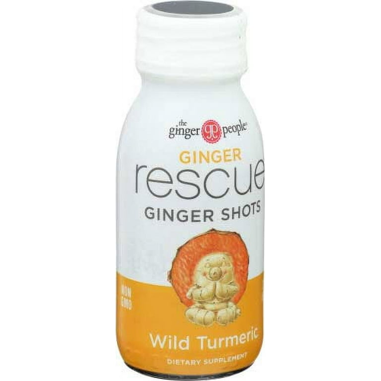 Ginger Turmeric 12 Shots, Bout. de 360 ml (Gingembre Curcuma)