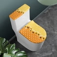 thumbnail image 2 of HELLHERO Sunflower Spotted Pattern Fashion for Gift, Adjustable Polyester Toilet Top Cover, Universal, Stretch, 2 Piece Set, 2 of 8