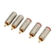 thumbnail image 1 of Conector RCA 5 piezas de metal Universal RCA macho cabeza de enchufe de alta resistencia larga vida útil para KTV para coche, 1 of 8