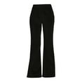 thumbnail image 5 of No Boundaries Juniors Corduroy High Rise Flare Pants, 5 of 5