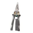 thumbnail image 2 of Pelacables, crimpadora, electricista, accesorios multifuncionales, utilidad resistente Gris, 2 of 8