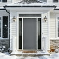 thumbnail image 4 of Thermal Insulated Door Curtain for Winter-Windproof Cold Protection Doorway Cover Panel,Oxford Cloth with Cotton Fiber,Waterproof Noise Reduction Door Curtain for Bedroom,Garage(80.3*32.2Inch,grey1), 4 of 8