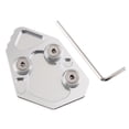 thumbnail image 4 of licencia De Soporte De La Extensión Del Soporte Lateral Del Soporte De Para BMW K1200S / R 05-08 K1300S / R 09-14 Plata Macarena Almohadilla de soporte de pie para motocicleta, 4 of 7