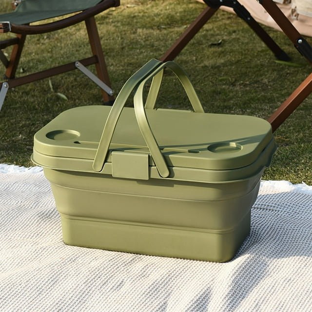 Boîte de Rangement Multifonctionnelle Pliable en Matériau Hydrofuge à Grande Capacité Pouvant Se Transformer en Poignée Dissimulée Portable pour Table en Quelques Secondes