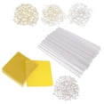 thumbnail image 1 of koolsoo 100 Pcs Éoliennes à Roue Classiques pour Maison et Jardin Pelouse Cour Camping Jaune, 1 of 7