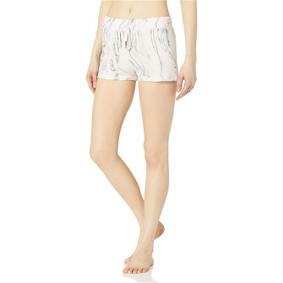 P.J. Salvage Womens Marble Pajama Shorts, Pink, Medium