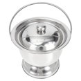 thumbnail image 3 of Pot d'Urinoir en Acier Inoxydable Pot Durable avec Poignée Pot de Chambre pour Enfants Aînés, 3 of 7
