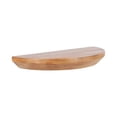 thumbnail image 1 of Kate and Laurel Colter Transitional Floating Side Table, 18 x 3 x 9, Natural Brown, Modern Half-Circle Solid Wood Floating Shelf Table for Home Decor for Small Spaces, 1 of 10