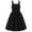 Black, variant on Girls Casual Tiered Dress Summer Vacation Sleeveless Dresses for Girl Ruffle Aline Dress Kids Travel Trendy Outfits, Hot Pink, 3 Years