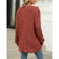 thumbnail image 2 of Plus Size Tops for Women Casual Womens Long Sleeve Crew Neck Shirts Trendy Tunic Top Lightweight Pullover with Pockets, 2 of 6