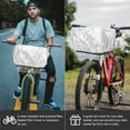 thumbnail image 5 of WHAMVOX 1Pcs Bike Basket Rain Cover Waterproof Dustproof Protective For Bicycles Box 15.7x15.7in, 5 of 5