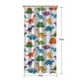 thumbnail image 5 of Colorful Dinosaur Assortment Pattern Shower Curtain 36"x72" ,Bathroom Decorative Shower Curtains Set with 12 Hooks,Modern Waterproof Washable Shower Curtain, 5 of 6