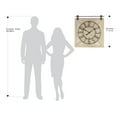 thumbnail image 5 of Sterling & Noble 28" Indoor Rustic White Farmhouse Analog Wall Clock with Quartz Movement, 5 of 5