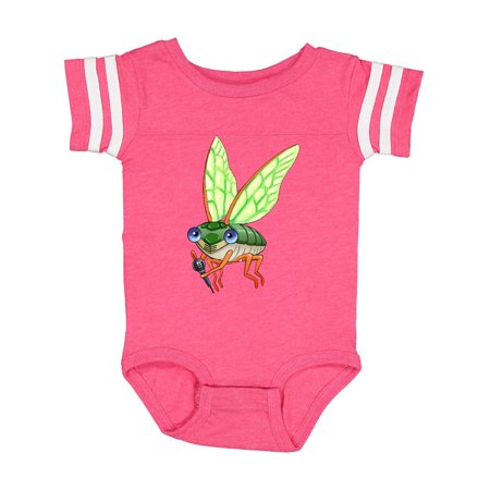

Inktastic Cute Cicada with Microphone Gift Baby Boy or Baby Girl Bodysuit