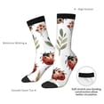 thumbnail image 6 of Honeii Watercolor Ladybug Print Adult Socks,Crew Socks,Casual Calf Socks,Daily Wear Socks for Men & Women, Perfect for Sports, Casual and Everyday Use, 6 of 6