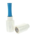 thumbnail image 2 of Shisuyan 1 Ensemble de Pellicule Étirable à la Main avec Poignée en Plastique 10CM X150M Pellicule Plastique Transparente Pellicule Extensible Robuste Industrielle Rouleau de Pellicule Extensible pour Emballage Déménagement, 2 of 9