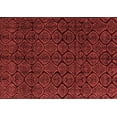 thumbnail image 1 of Ahgly Company Indoor Rectangle Abstract Red Modern Area Rugs, 2' x 5', 1 of 4