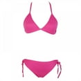 thumbnail image 2 of Promotion Women Two Piece Swimsuit Summer Swimwear Halter String Triangle Bikini Sets, 2 of 3