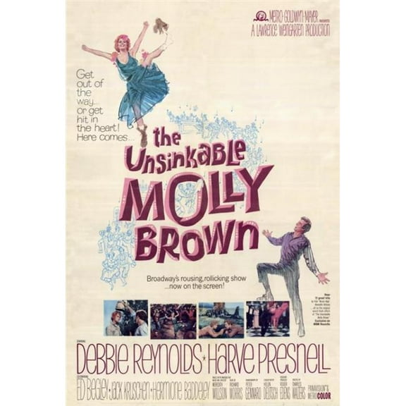 The Unsinkable Molly Brown Movie Poster Print (27 x 40)