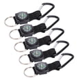 thumbnail image 1 of Mini Carabiner Compass, Aluminum Alloy Keychain Compass  For Outdoor Activities, 1 of 8