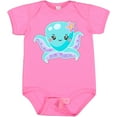 thumbnail image 3 of Inktastic Cute Octopus Blue with Star Boys or Girls Baby Bodysuit, 3 of 5