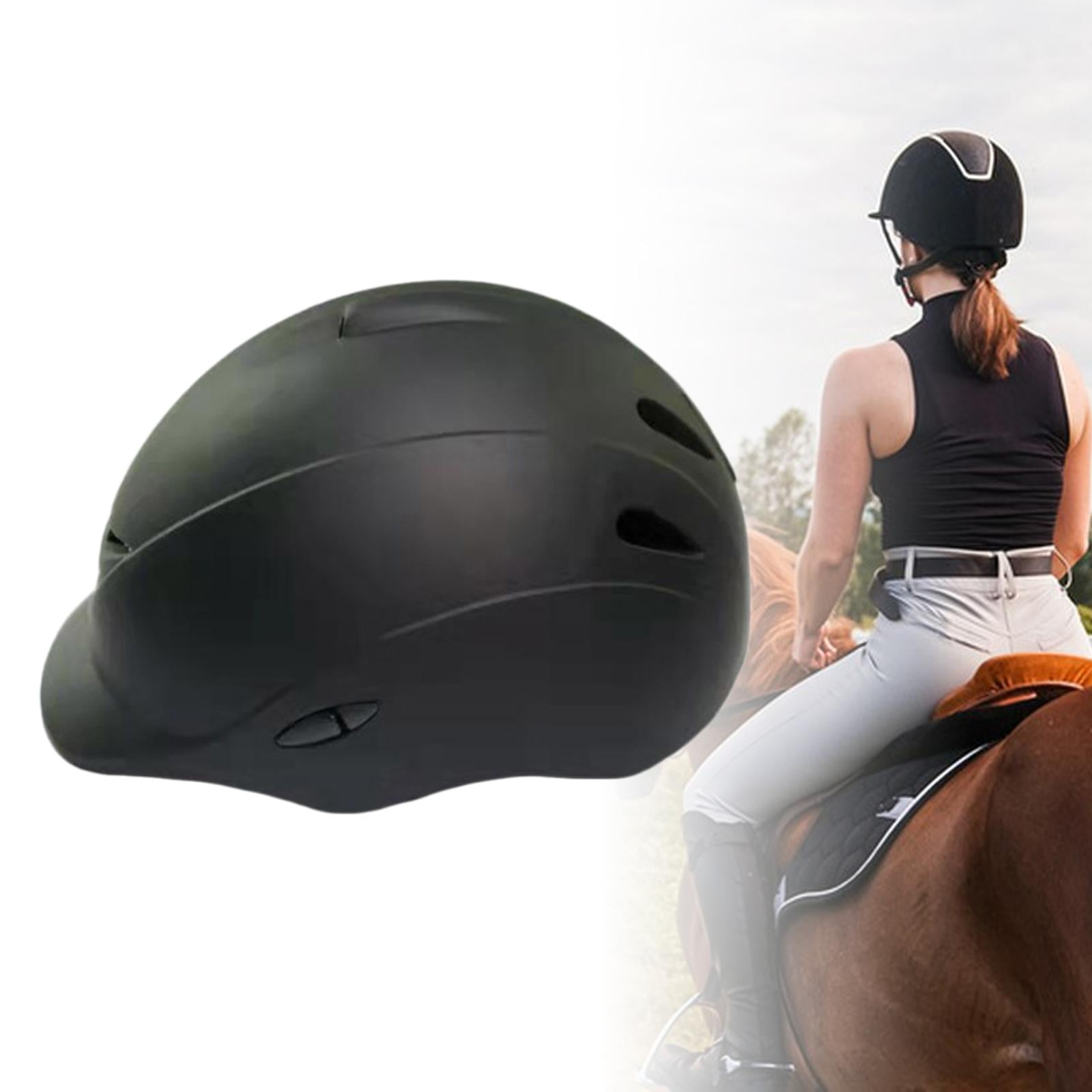 Wswqop Horse Riding Helmet Equestrian Helmet Professional Lightweight Adjustable Riding L