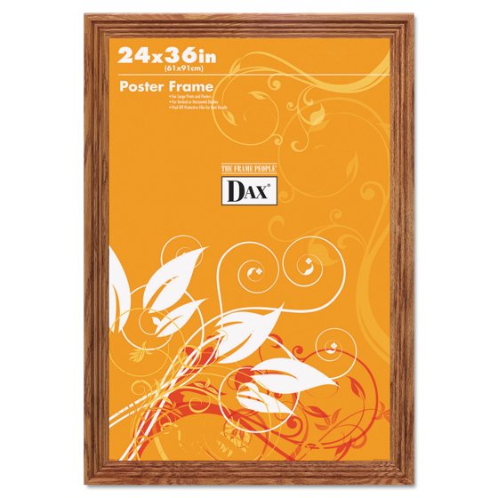 DAX Plastic Poster Frame, Traditional Clear Plastic Window, 24 x 36