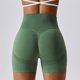 thumbnail image 5 of Pantalones cortos de mujer, pantalones cortos deportivos sin costuras para mujer, ciclismo, trotar, Fitness, cintura alta, Push Up, pantalones cortos de gimnasio, mallas, ropa de Yoga para mujer, 5 of 5