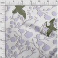 thumbnail image 3 of oneOone Cotton Cambric Forest Green Fabric Asian Japanese Floral Birds With Plants Quilting Supplies Print Sewing Fabric By The Yard 42 Inch Wide, 3 of 4