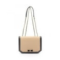 thumbnail image 1 of Pre-Owned CHANEL Matelasse Shoulder Bag, Leather, Women's, Beige, Black (Good), 1 of 12