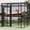 Black, variant on Walnest (87in)Extra Large Birdcage Heavy Duty Bird Aviary with 2 Feeding Bowls& Feedable Door for Parrot Eagle Pigeon Hornbill(black)