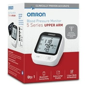 Omron SC-150 Digital Scale with Bluetooth Connectivity and 5 Series Digital Upper Arm Blood Pressure Monitor with D-Ring Cuff Kit, BP7255, SC-150
