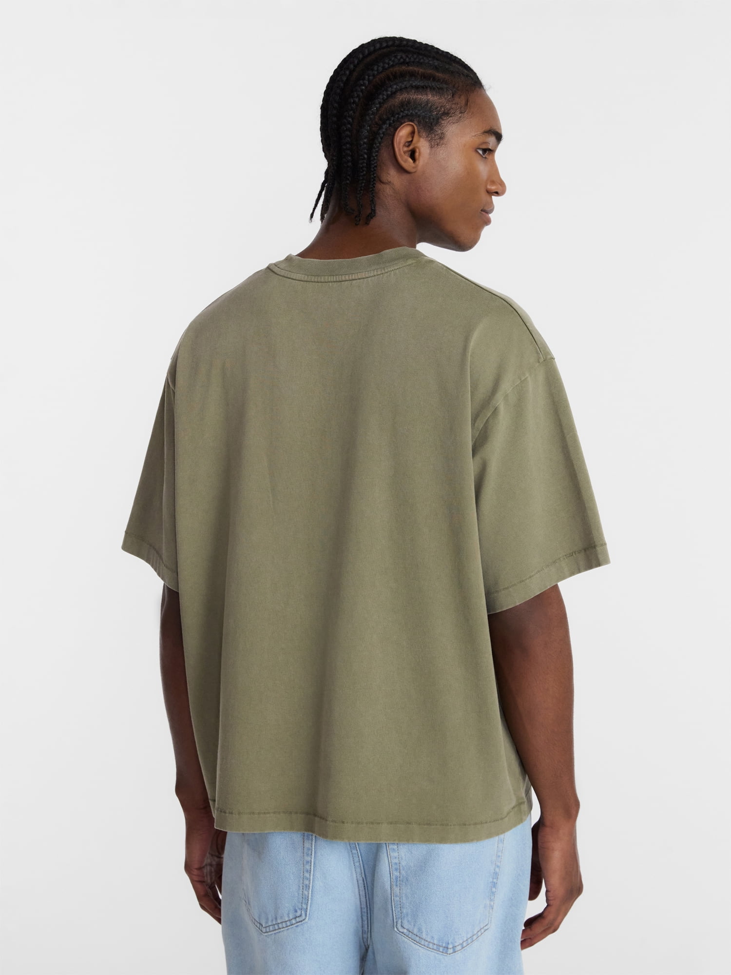 No Boundaries Heavyweight Tee with Short Sleeves, Men's XS-4XLT