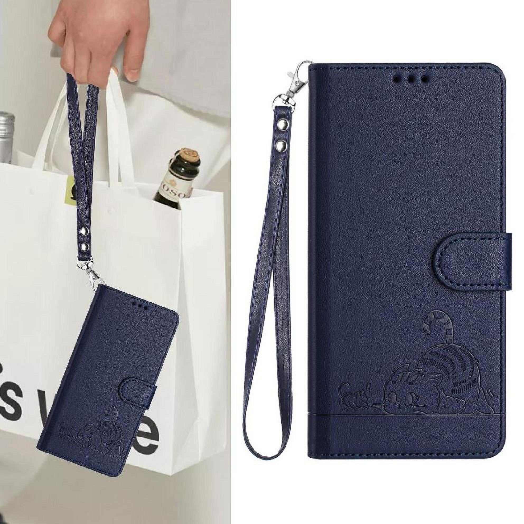 Flip case for GANGXUN BLU View 5 Wallet Case with Kickstand, Card Slots, RFID Block, Cat Design