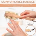 thumbnail image 4 of Cepillo de uñas TAKAVU Pure Boar Bristles con mango de madera natural, 4 of 8