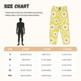thumbnail image 2 of Salouo Daisies Flowers Print Women's Pajama Pants Casual Loose Sweatpants PJs Flowy Pants Drawstring Palazzo for Women Wide Leg Pants Lounge Pajama -Medium, 2 of 8