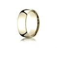 thumbnail image 2 of Benchmark� 14k Gold 8mm Slightly Domed Standard Comfort-fit Ring, 2 of 9