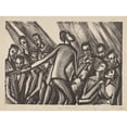 thumbnail image 3 of Lillian Richter Reynolds 24x19 Black Modern Framed Museum Art Print Titled - Spirituals (1935 - 1943), 3 of 5