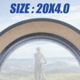 thumbnail image 6 of Meghna E-Bike Fat Tire 20 x 4.0 2 Pack Heavy Duty Wear-Resistant Mountain Snow Tire 20 inch for E-Bike Brown, 6 of 6
