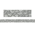 thumbnail image 2 of Teacher Created Resources Classroom Cottage Gray Floral Straight Border Trim, 35 Feet Per Pack, 6 Packs, 2 of 4