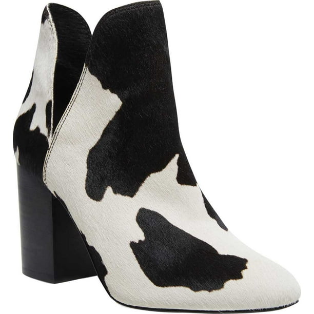 cowhide bootie