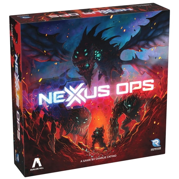 Renegade Game Studios: Nexus Ops - Strategy Board Game, Carry Out Secret Missions & Control The Mines To Collect Rubium, Ages 14 , 2-4 Players, 90 Min