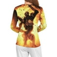 thumbnail image 4 of Apex Legends Pathfinder Women's Pajama Top 3D Digital Print Sleepwear Trendy Crewneck Pullovers Long Sleeve Shirts M, 4 of 8