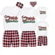 thumbnail image 1 of Pijamas familiares a juego de Navidad, Santa Hustle Christams en julio, conjuntos de Pijamas cortos grises, 1 of 3