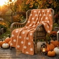 thumbnail image 5 of 59.1x39.4 Inch Fall Thanksgiving Harvest Themed Throw Blanket, Soft Cozy Leaf Pattern Decorative Blanket, Warm Seasonal Blanket For Sofa Couch Bedside Home Decor, 5 of 8