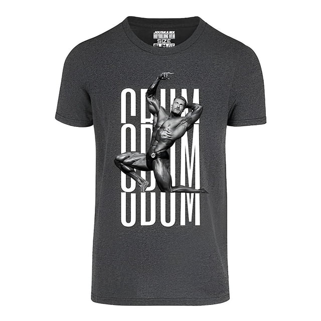 Playera Jouska Mx Deportiva Bodybuilding Gym Estampada Daddy Cbum Talla M Gris Oxford