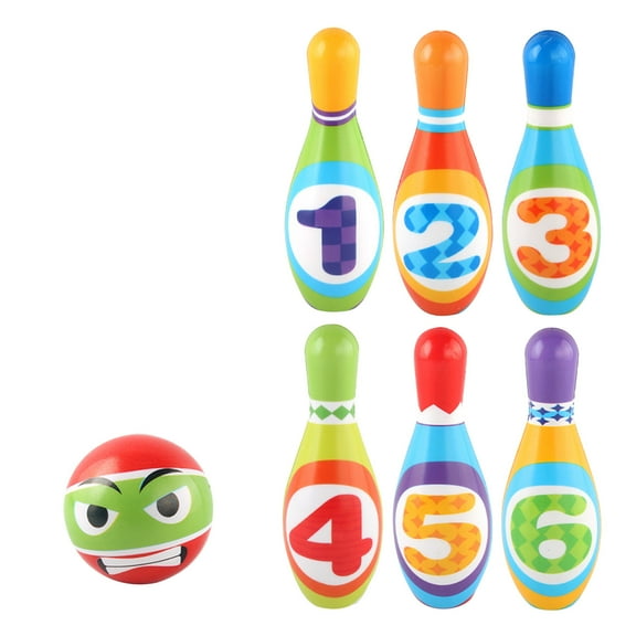 JZCHUNTOY Children’s Bowling Set - Fun Indoor & Outdoor Sports Garden Toys - Colorful Educational Bowling Game for Kids
