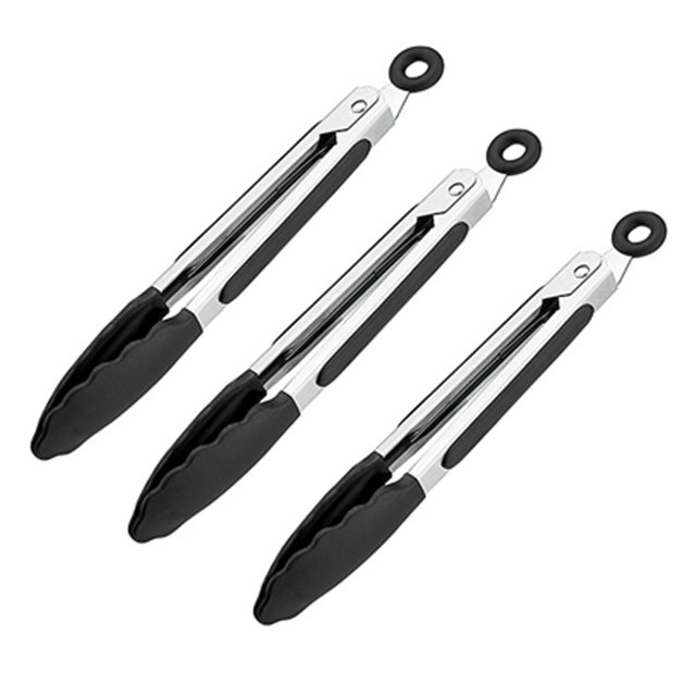 pinzas de comida,Mini alicates con puntas de silicona Adepaton BST3011263-1