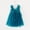 C-Navy7, variant on Carnival Dress For Girls Solid Color Tank Sleeveless Mid-Length Square Neckline Dress For Kids Party Stylish Dress